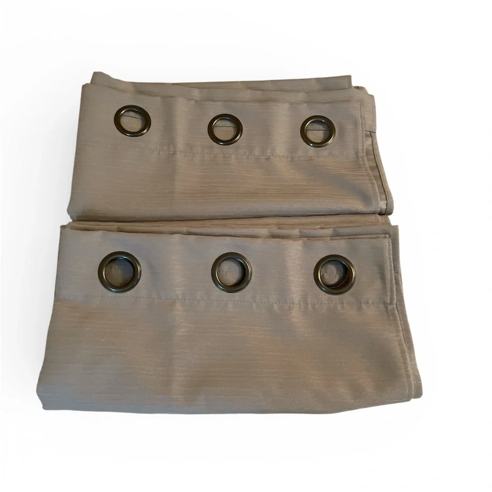 Elegant Gray Curtain Panel Black Out ( Two Panels)